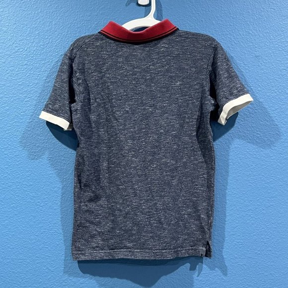 Raging Bull Red White Blue Polo Shirt Yon Andre Rugby Women Size XS - Picture 7 of 15